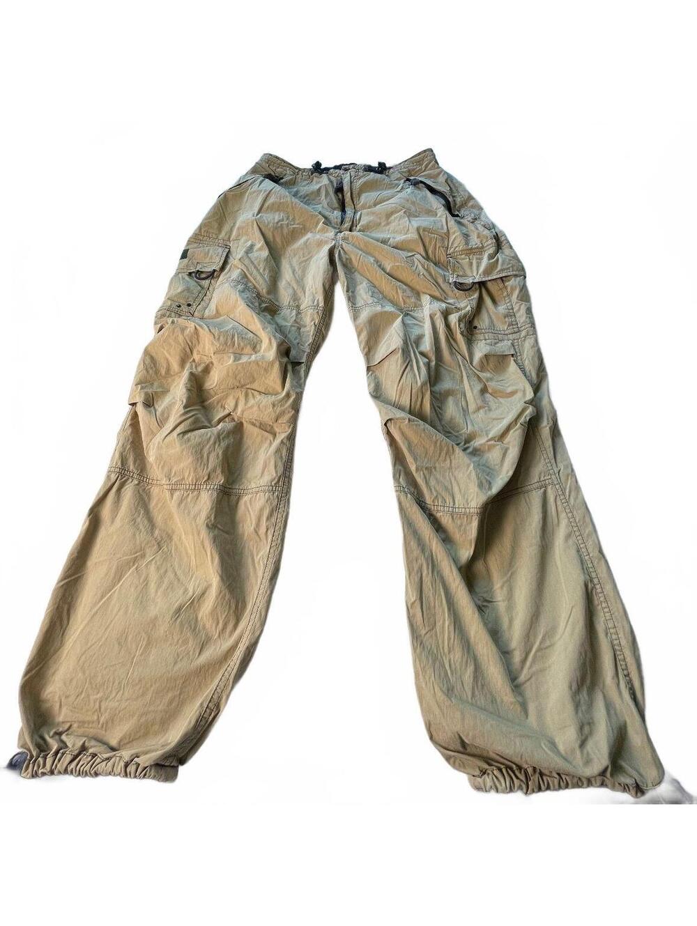 U.S. Expedition Men's Medium Khaki Cargo Pants 31x33 Cotton Nylon Blend